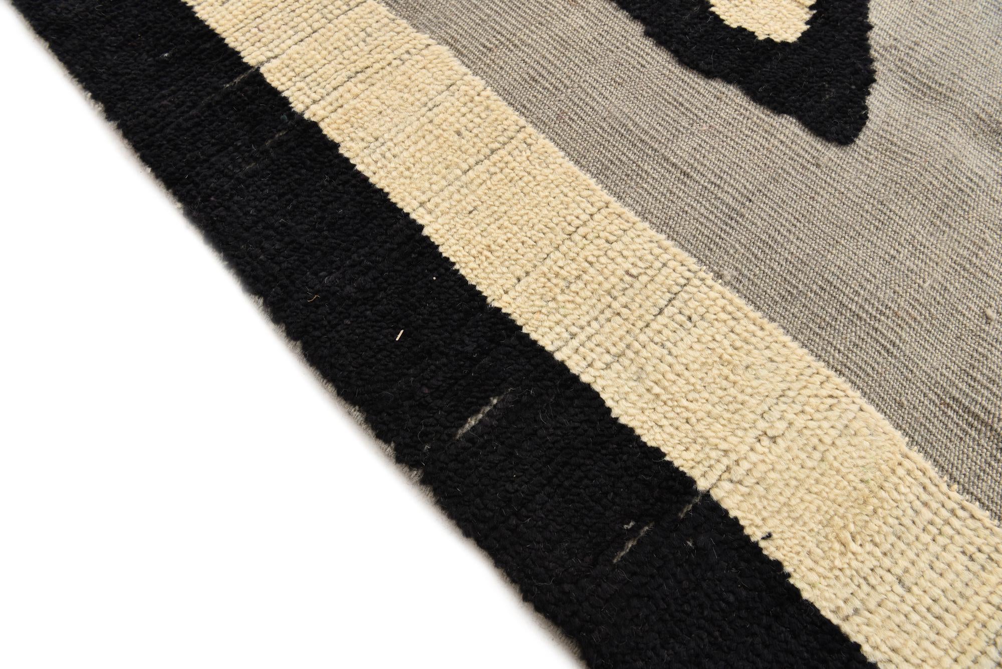 9' x 12' 5 Hand Knotted Oushak Wool Rug
