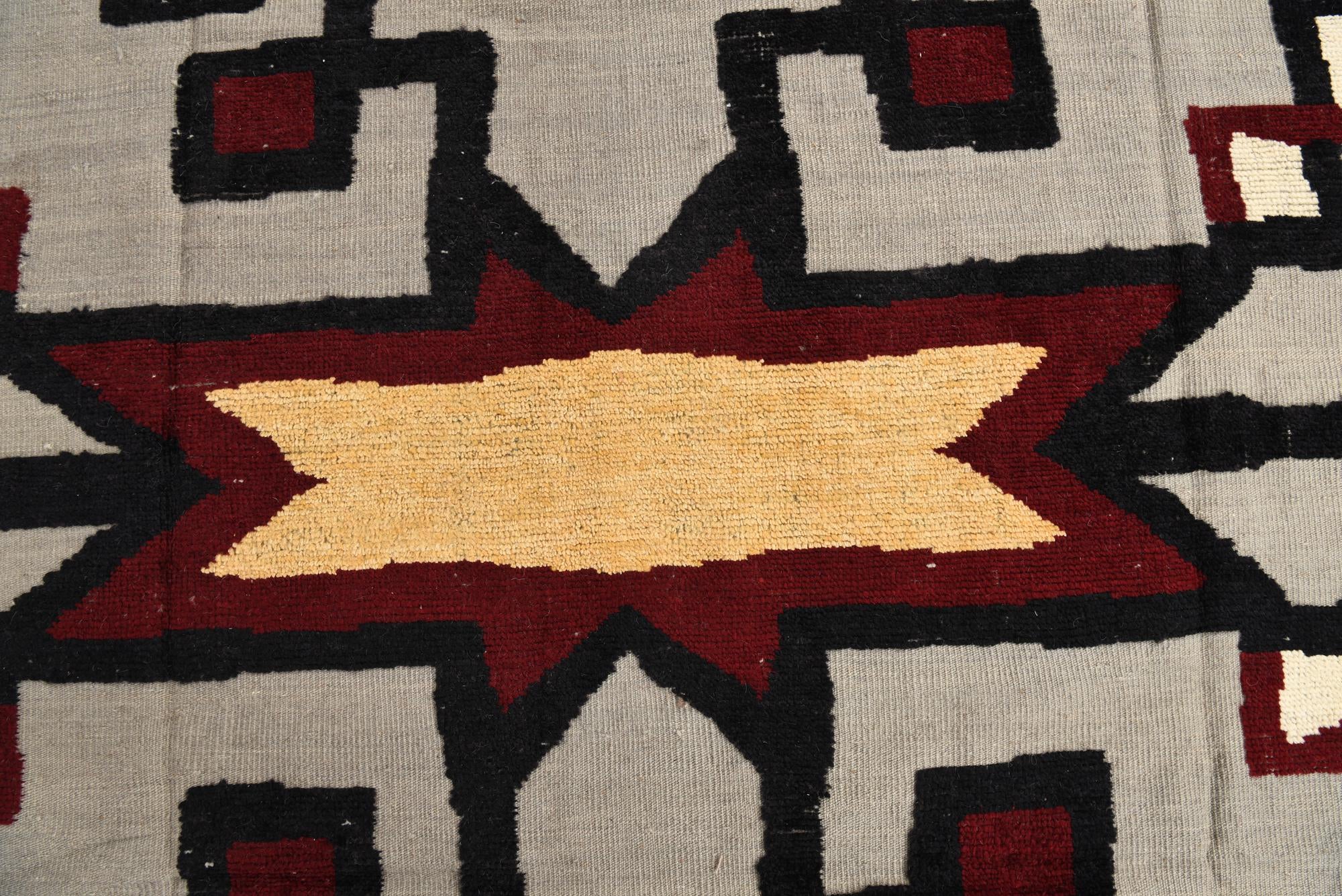 9' x 12' 5 Hand Knotted Oushak Wool Rug