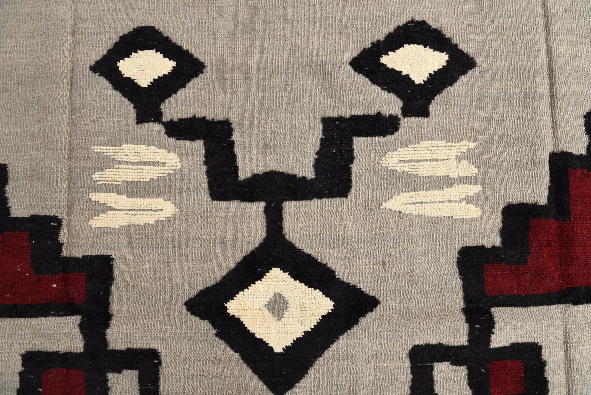 9' x 12' 5 Hand Knotted Oushak Wool Rug