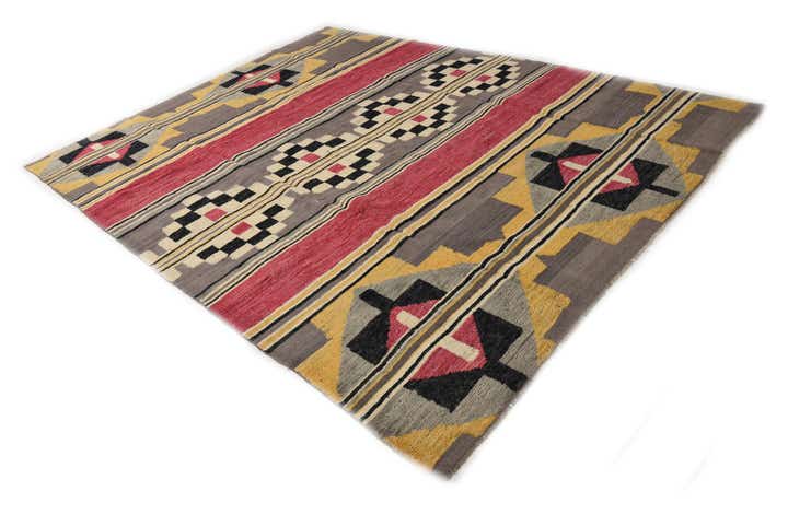 8' 1 x 10' 6 Hand Knotted Oushak Wool Rug