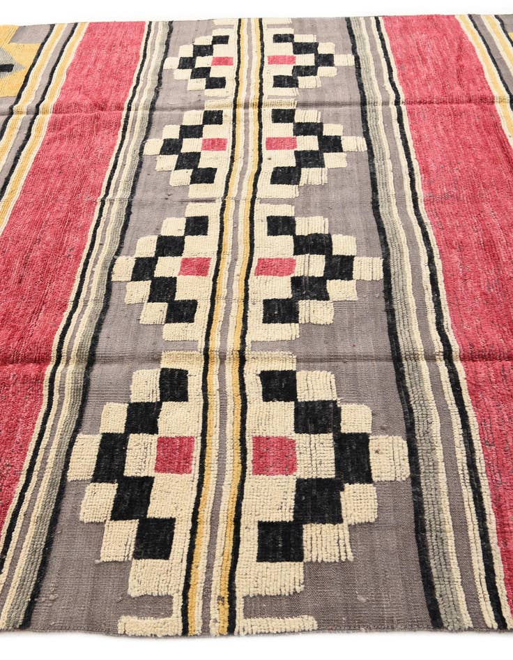 Detail image of 8' 1 x 10' 6 Hand Knotted Oushak Wool Rug