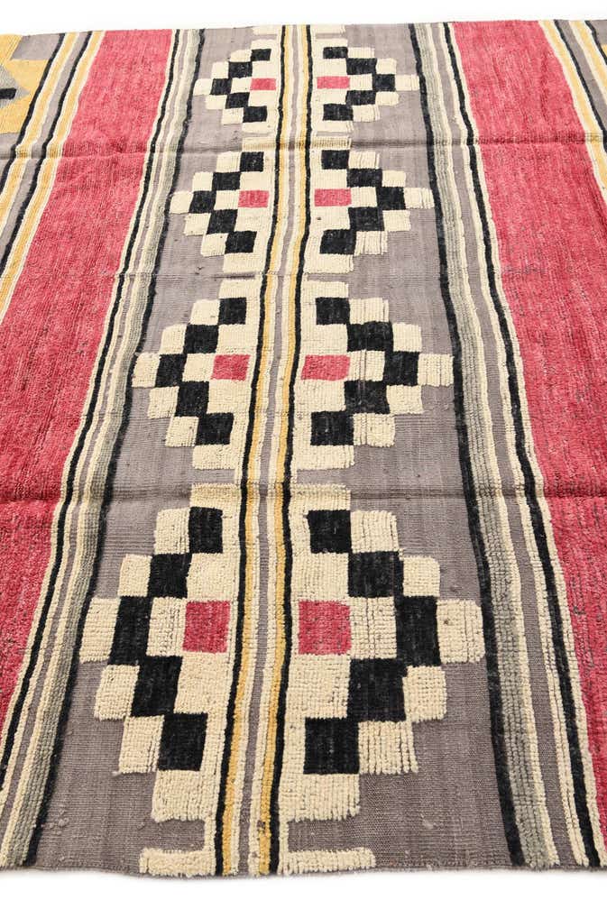 8' 1 x 10' 6 Hand Knotted Oushak Wool Rug