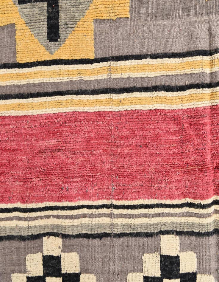Detail image of 8' 1 x 10' 6 Hand Knotted Oushak Wool Rug