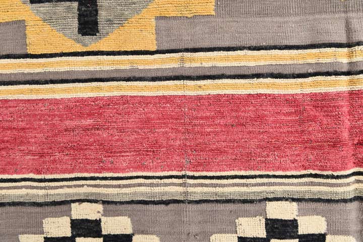 8' 1 x 10' 6 Hand Knotted Oushak Wool Rug
