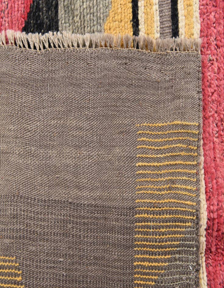 Detail image of 8' 1 x 10' 6 Hand Knotted Oushak Wool Rug