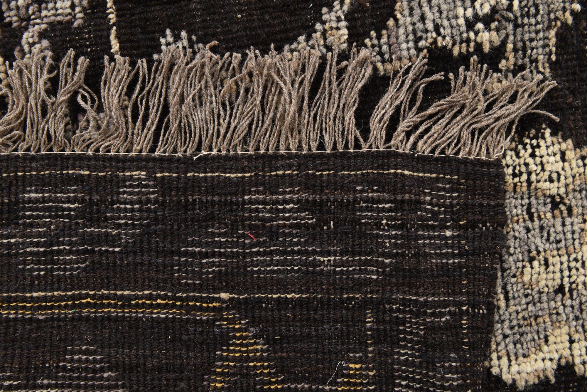 9' 1 x 12' 6 Hand Knotted Oushak Wool Rug