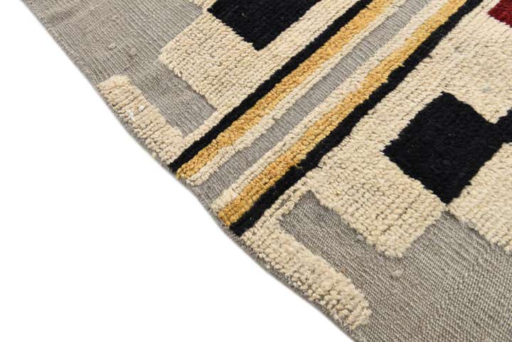 9' 1 x 12' 5 Hand Knotted Oushak Wool Rug