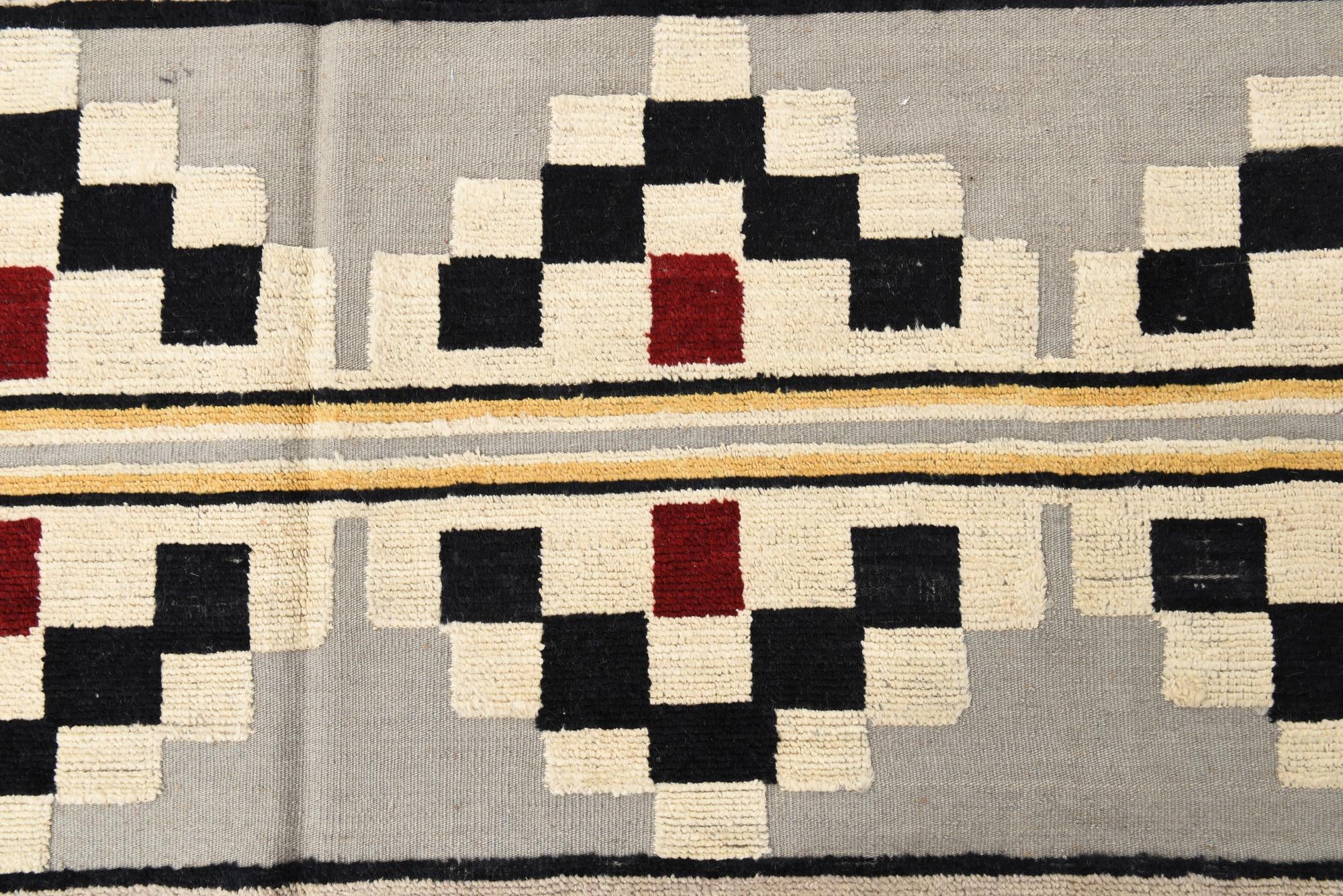 9' 1 x 12' 5 Hand Knotted Oushak Wool Rug