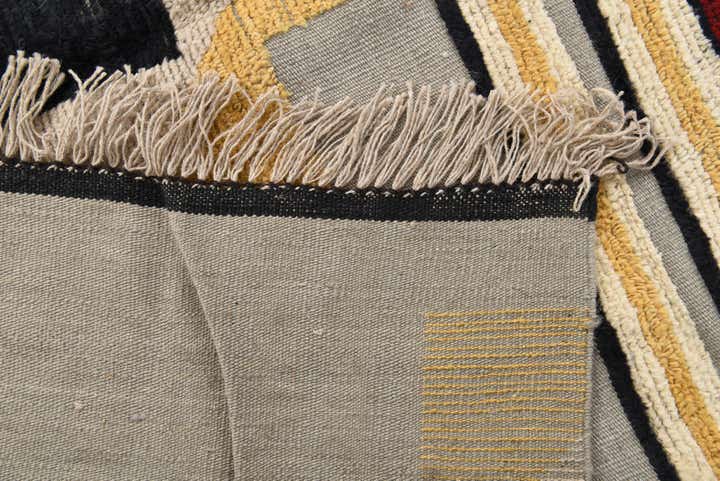 9' 1 x 12' 5 Hand Knotted Oushak Wool Rug