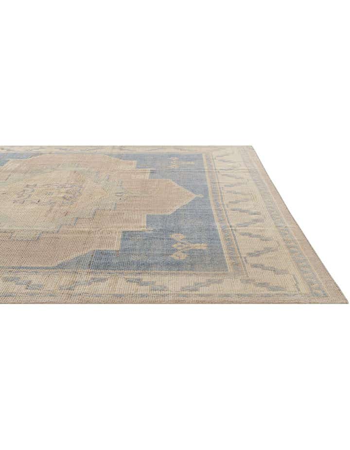 9' 1 x 12' Hand Knotted Oushak Wool Rug