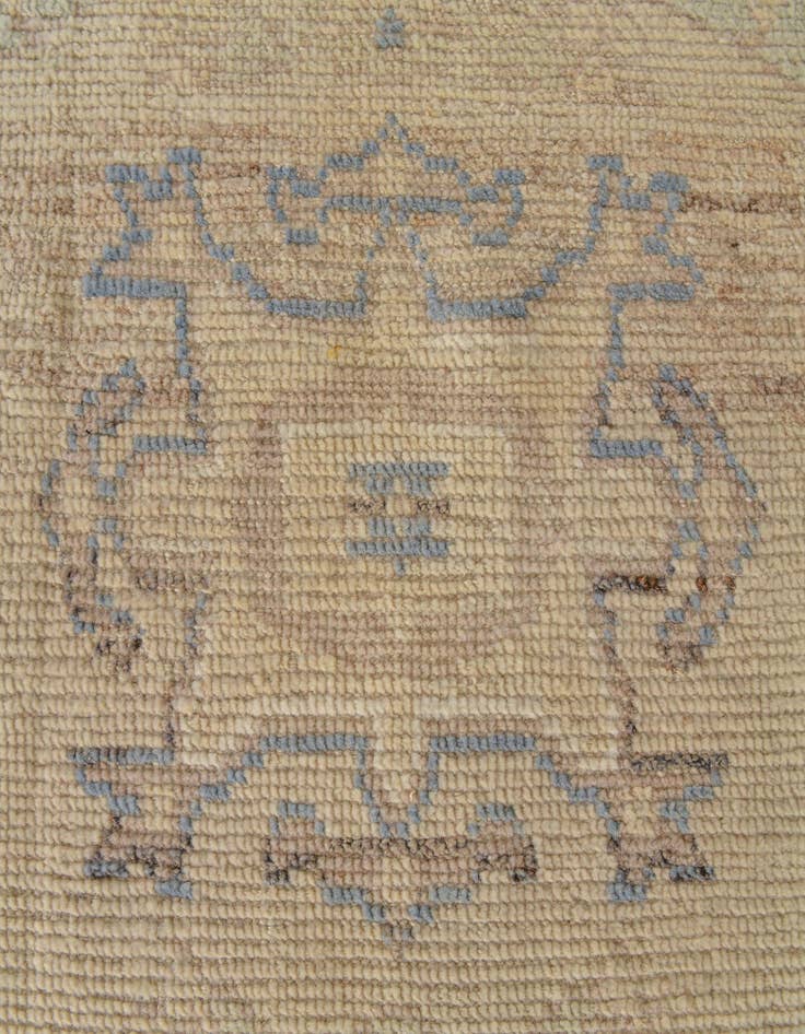 Detail image of 9' 1 x 12'  Hand Knotted Oushak Wool Rug