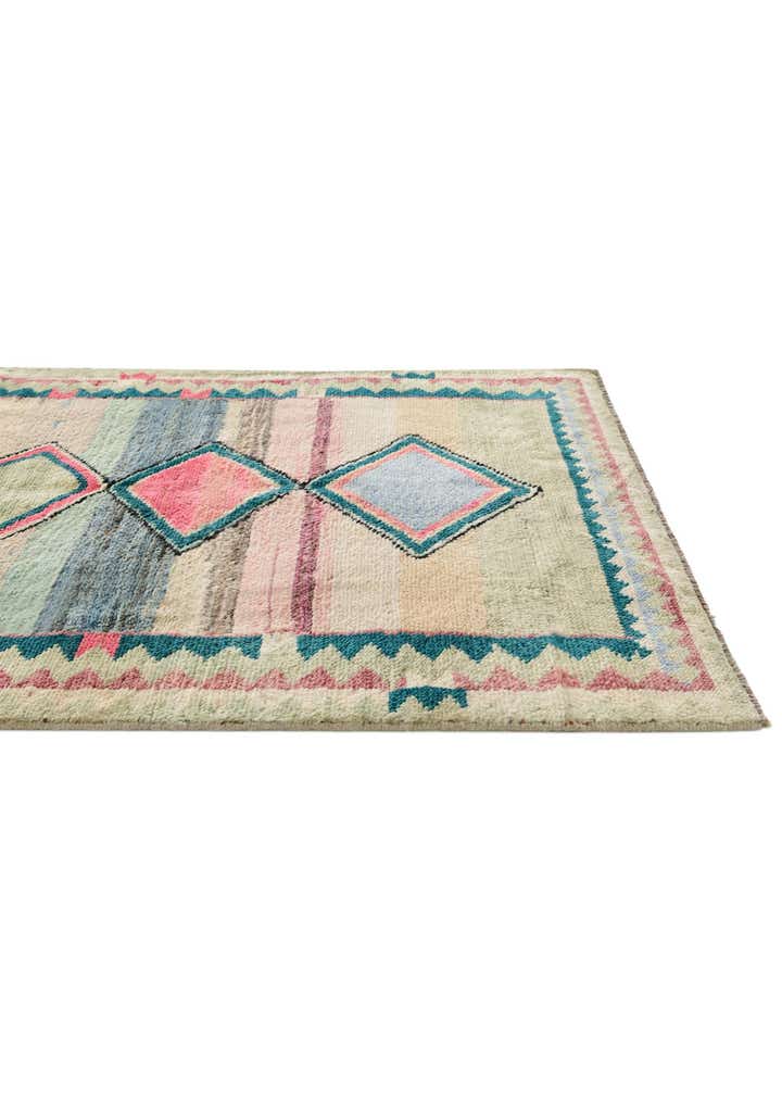 3' 3 x 5' Hand Knotted Oushak Wool Rug