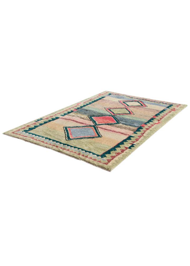 3' 3 x 5' Hand Knotted Oushak Wool Rug