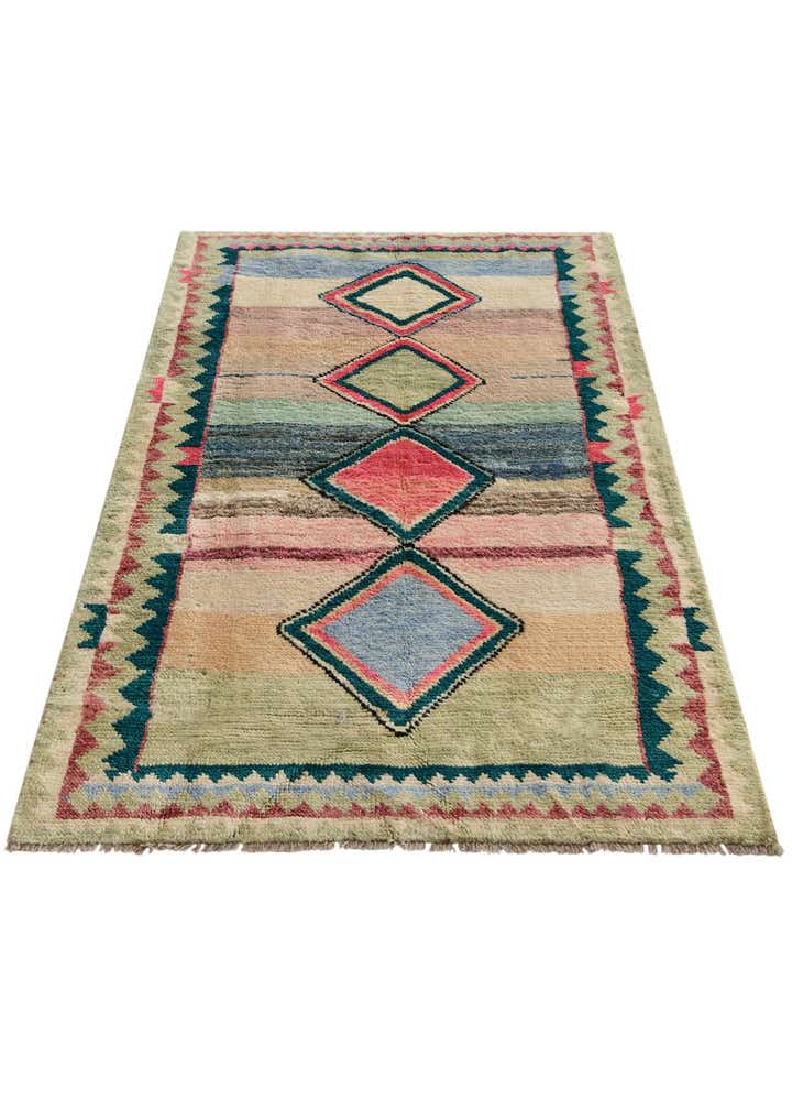 3' 3 x 5' Hand Knotted Oushak Wool Rug