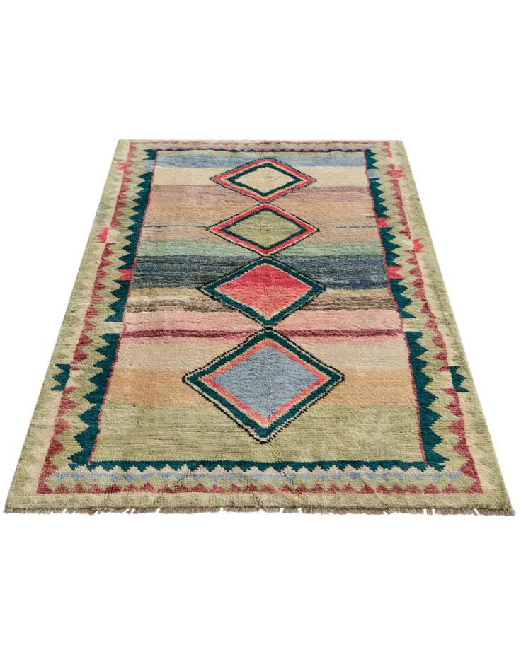 Detail image of 3' 3 x 5' Hand Knotted Oushak Wool Rug