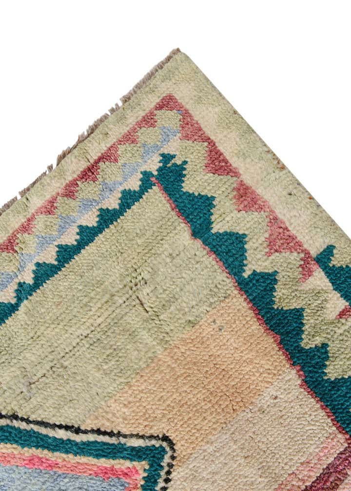 3' 3 x 5' Hand Knotted Oushak Wool Rug