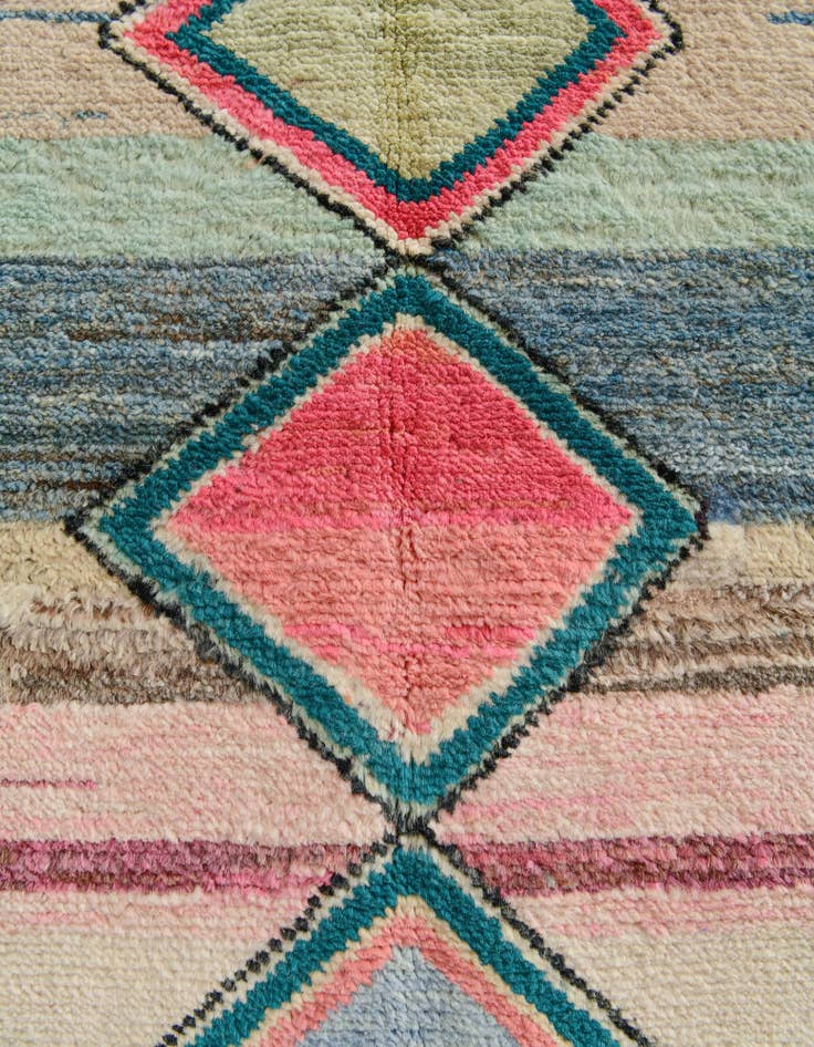 Detail image of 3' 3 x 5' Hand Knotted Oushak Wool Rug