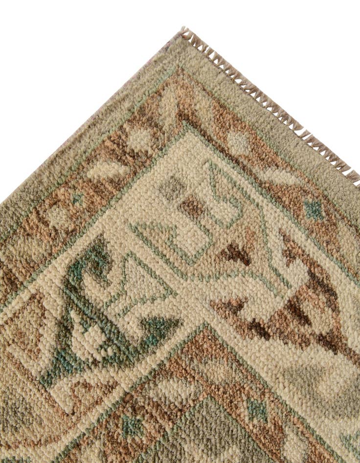 Detail image of 5' 3 x 7' 3  Hand Knotted Oushak Wool Rug