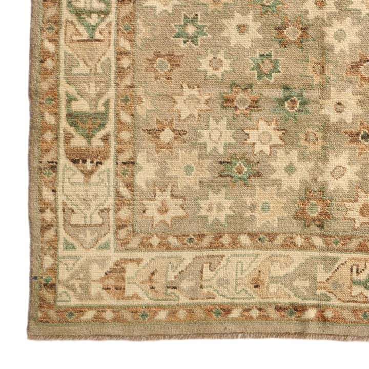 5' 3 x 7' 3 Hand Knotted Oushak Wool Rug