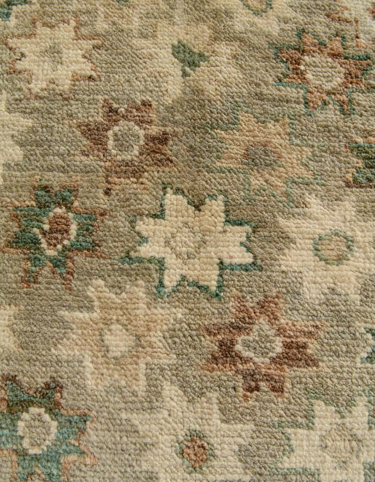 Detail image of 5' 3 x 7' 3 Hand Knotted Oushak Wool Rug