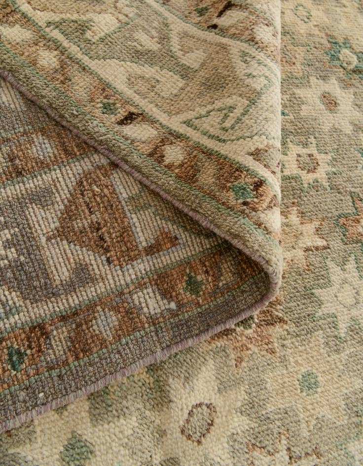 Detail image of 5' 3 x 7' 3  Hand Knotted Oushak Wool Rug