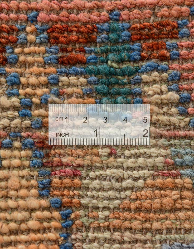 Detail image of 3' 2 x 4' 11 Hand Knotted Oushak Wool Rug