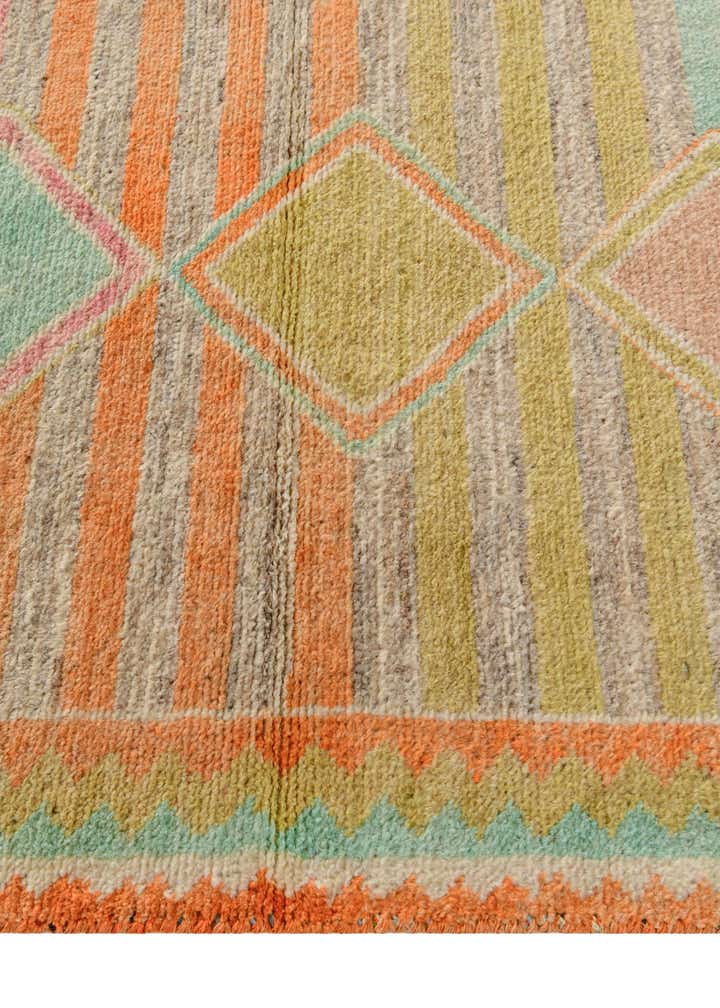 3' 1 x 5' 2 Hand Knotted Oushak Wool Rug