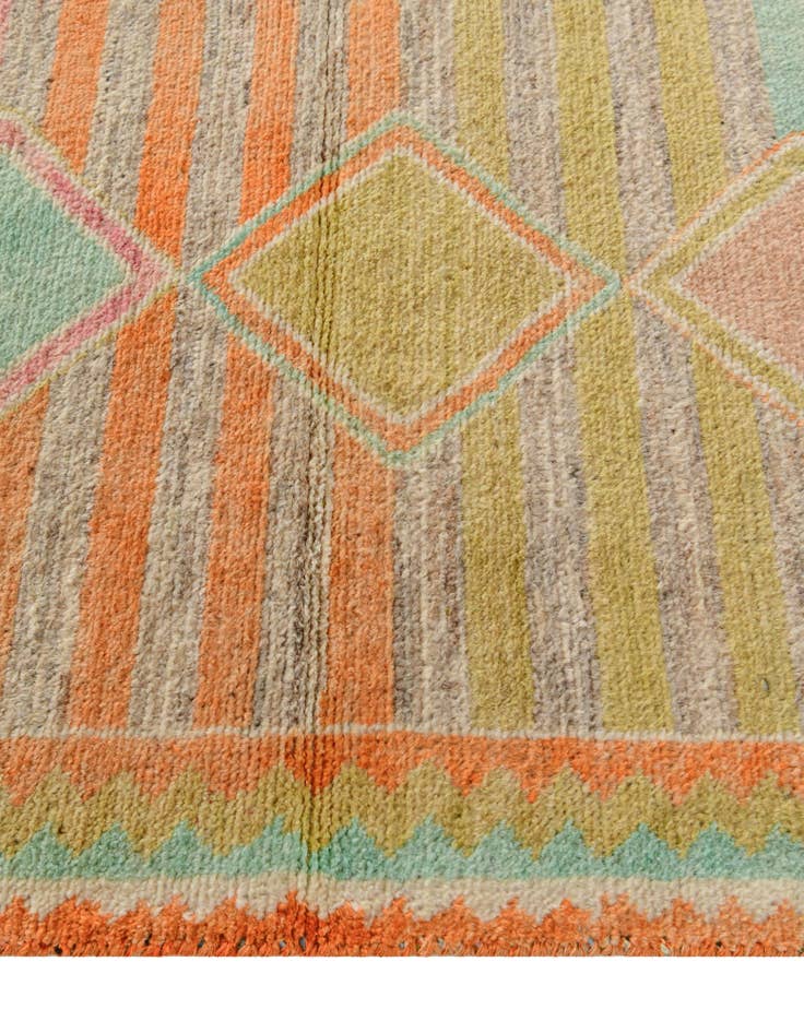 Detail image of 3' 1 x 5' 2 Hand Knotted Oushak Wool Rug