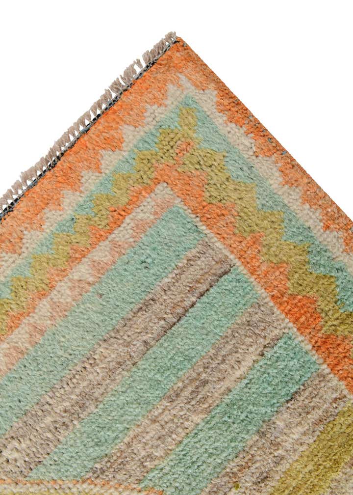 3' 1 x 5' 2 Hand Knotted Oushak Wool Rug