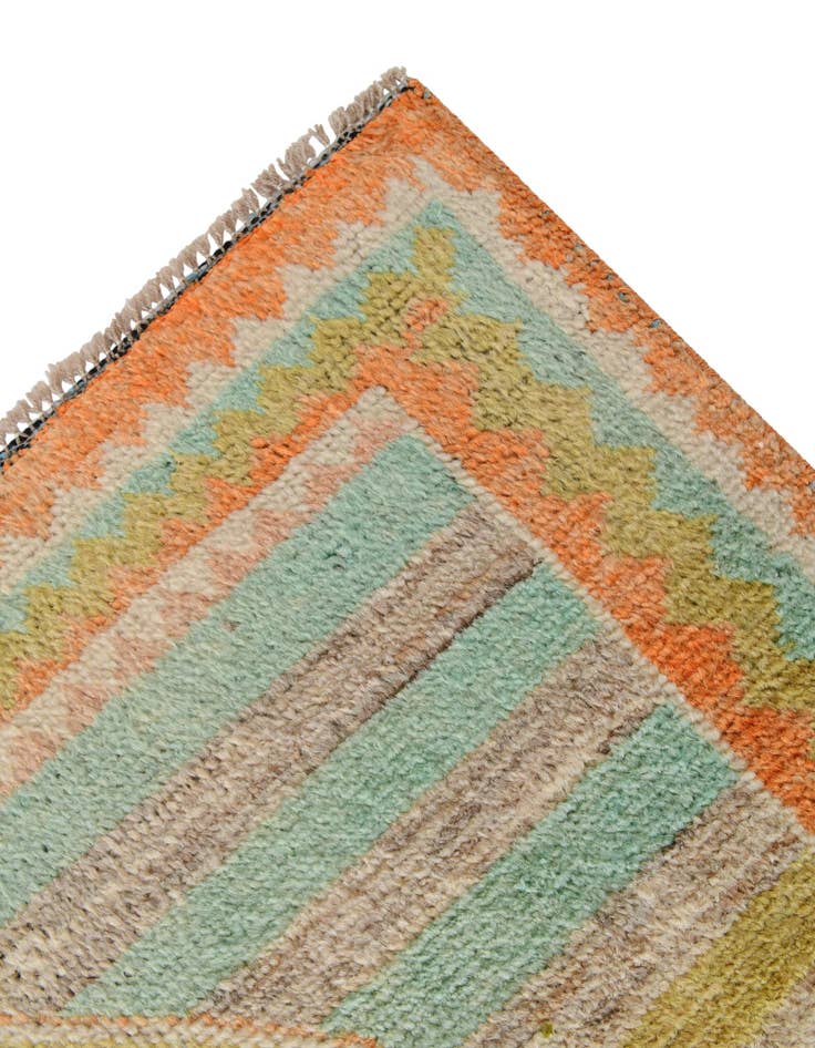 Detail image of 3' 1 x 5' 2 Hand Knotted Oushak Wool Rug