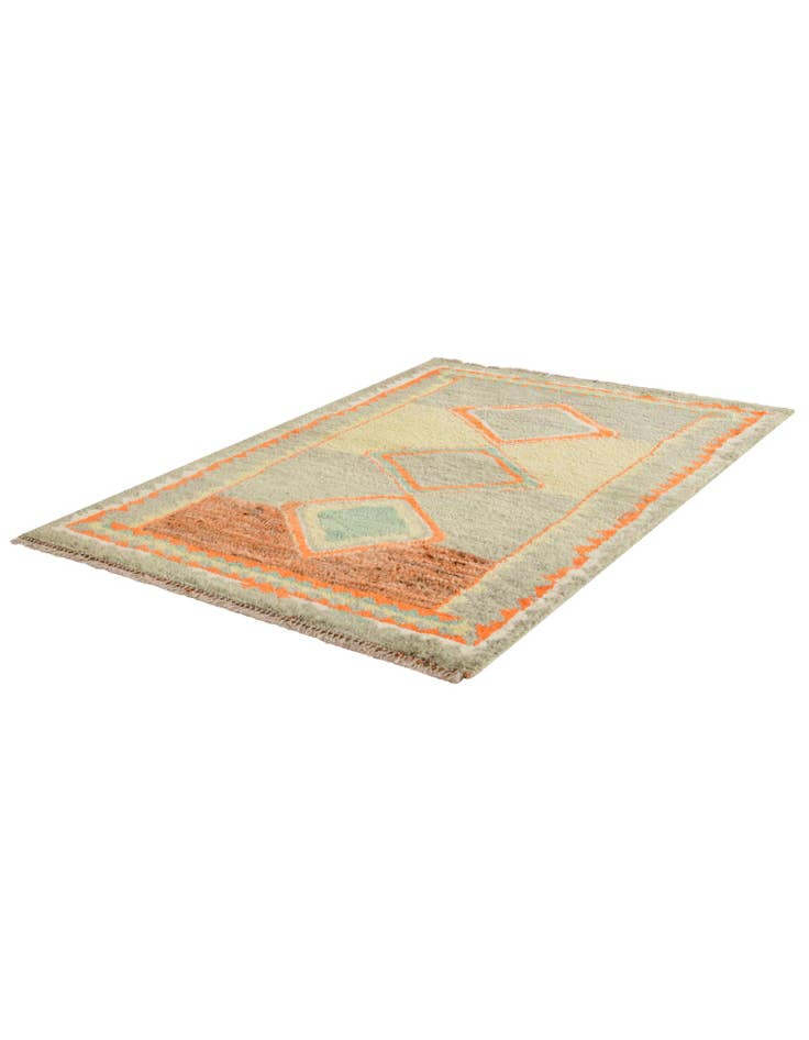 Detail image of 2' 8 x 3' 8 Hand Knotted Oushak Wool Rug