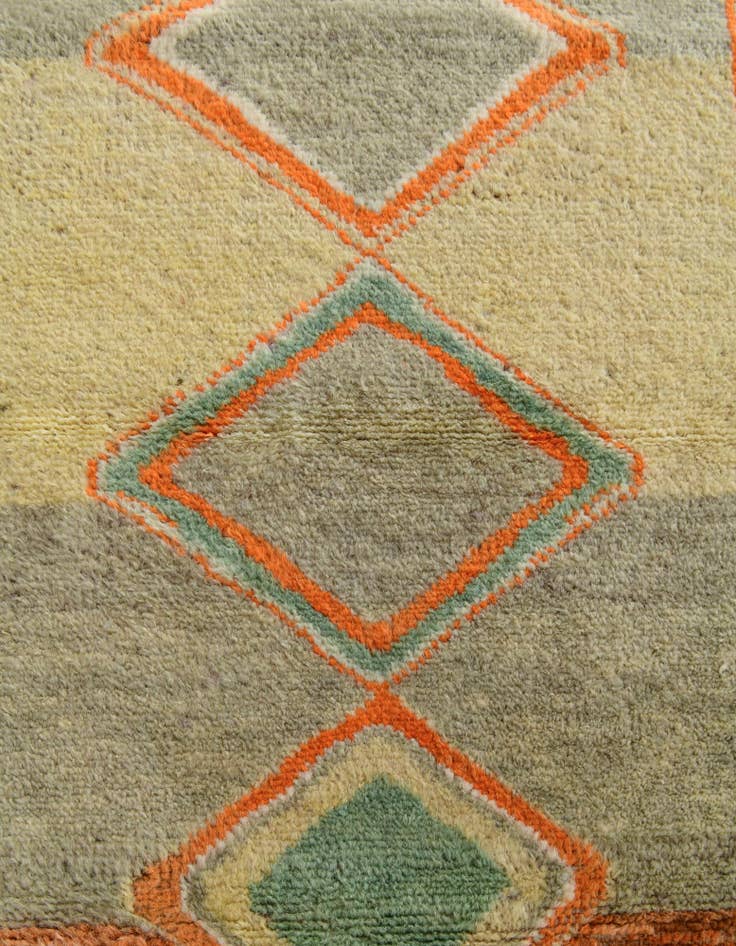 Detail image of 2' 8 x 3' 8 Hand Knotted Oushak Wool Rug