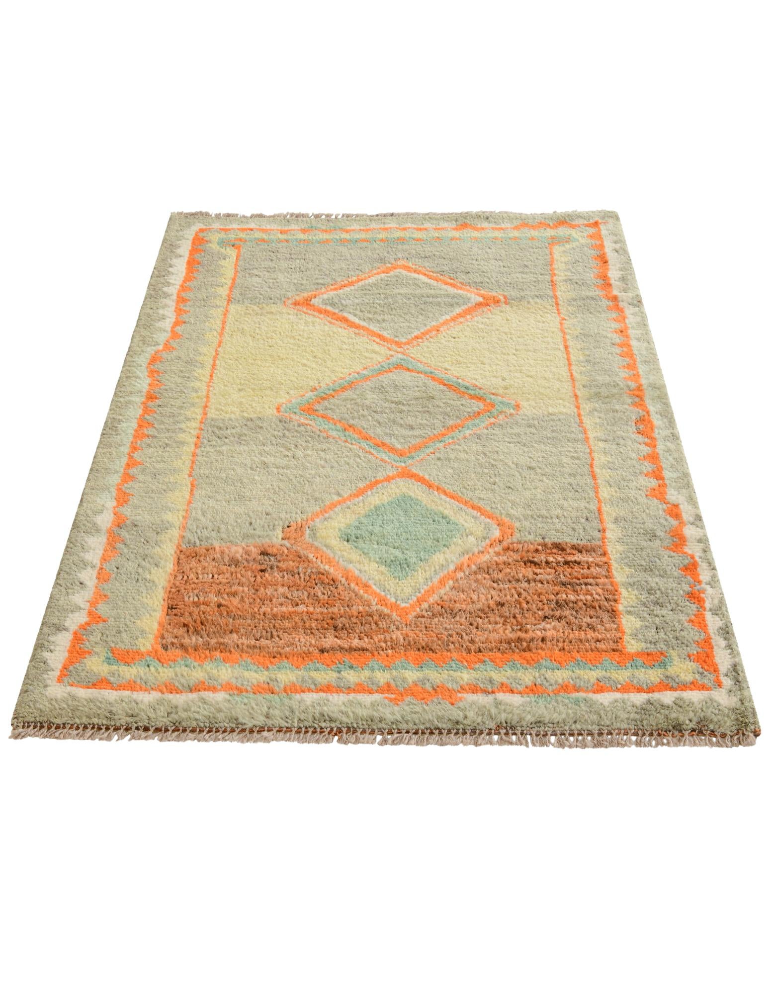 2' 8 x 3' 8 Hand Knotted Oushak Wool Rug