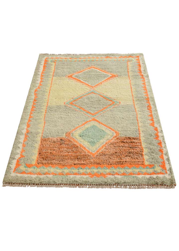 2' 8 x 3' 8 Hand Knotted Oushak Wool Rug