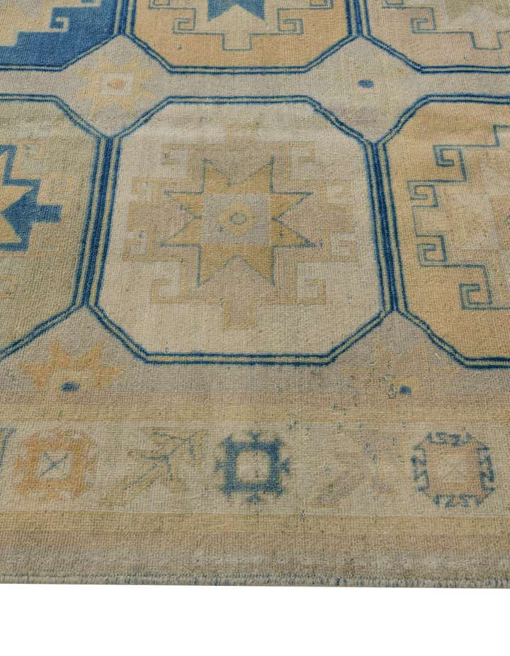 8' 1 x 9' 10 Hand Knotted Oushak Wool Rug