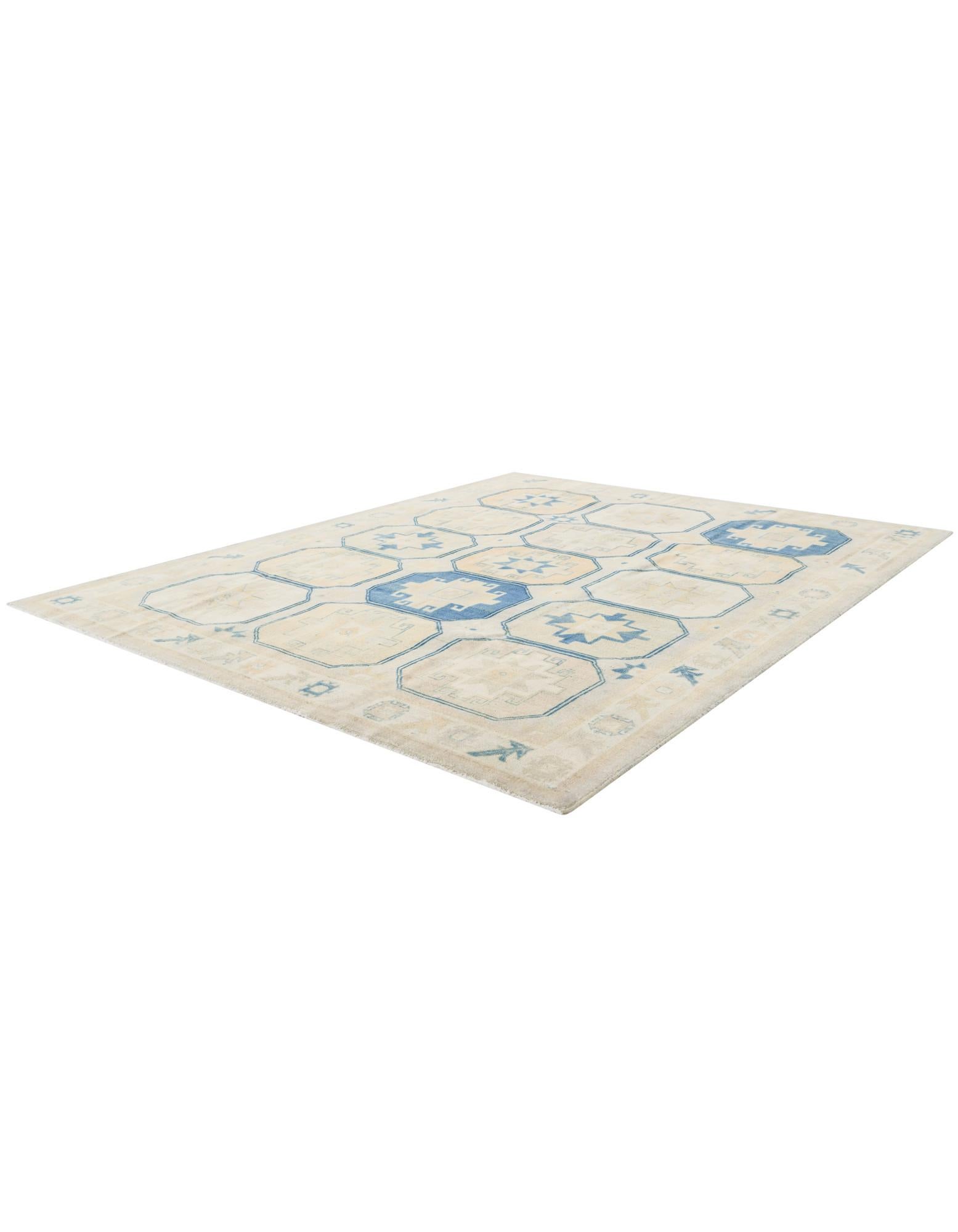 8' 1 x 9' 10 Hand Knotted Oushak Wool Rug