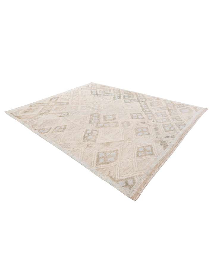 8' 3 x 9' 9 Hand Knotted Oushak Wool Rug