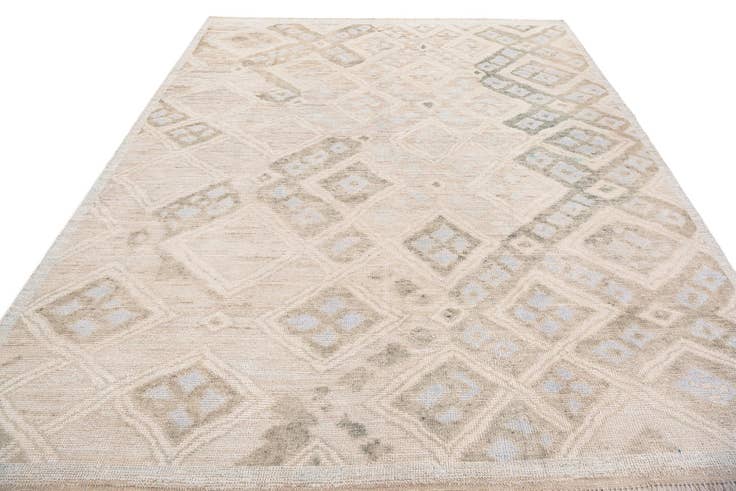 Detail image of 8' 3 x 9' 9 Hand Knotted Oushak Wool Rug