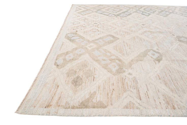 Detail image of 8' 3 x 9' 9 Hand Knotted Oushak Wool Rug