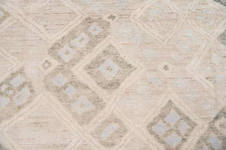 8' 3 x 9' 9 Hand Knotted Oushak Wool Rug