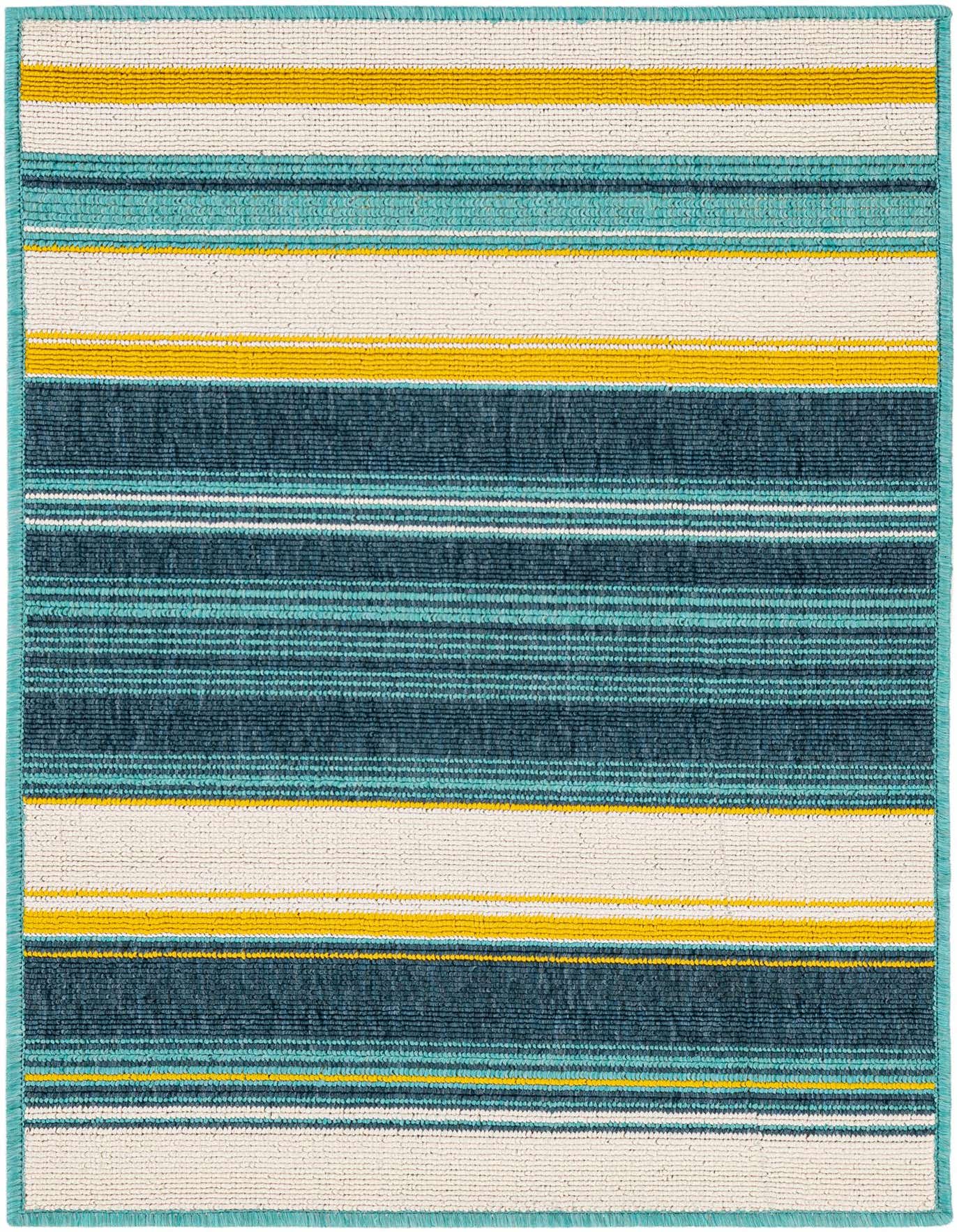 2' x 3' Easy-Clean Border Indoor / Outdoor Rug