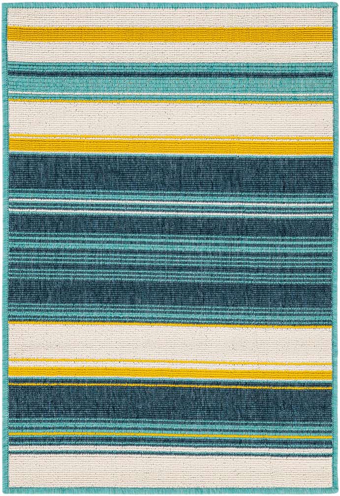 2' x 3' Easy-Clean Border Indoor / Outdoor Rug