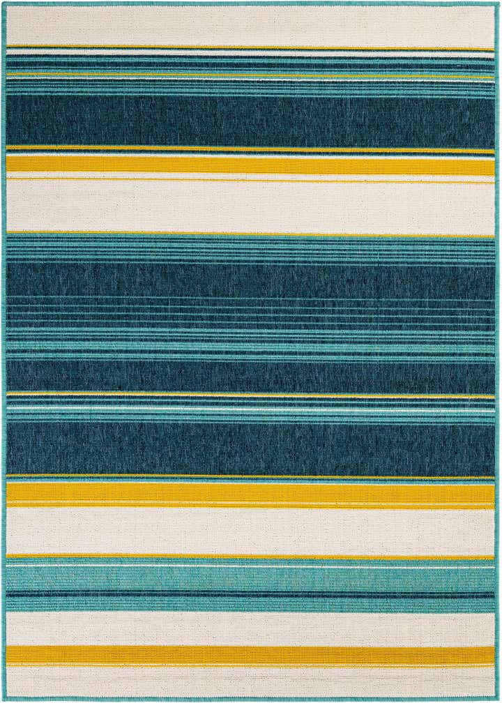 4' x 6' Easy-Clean Border Indoor / Outdoor Rug