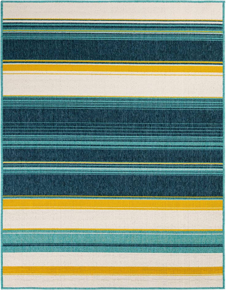 Detail image of 4' x 6' Easy-Clean Border Indoor / Outdoor Rug