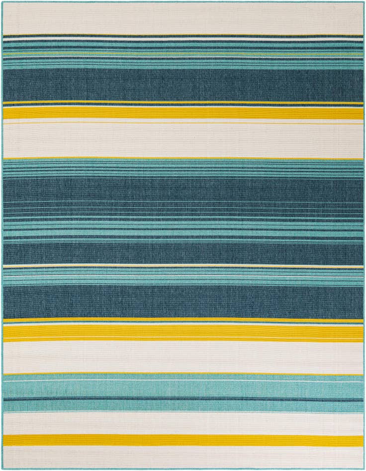 Detail image of 7' 10 x 10' Easy-Clean Border Indoor / Outdoor Rug
