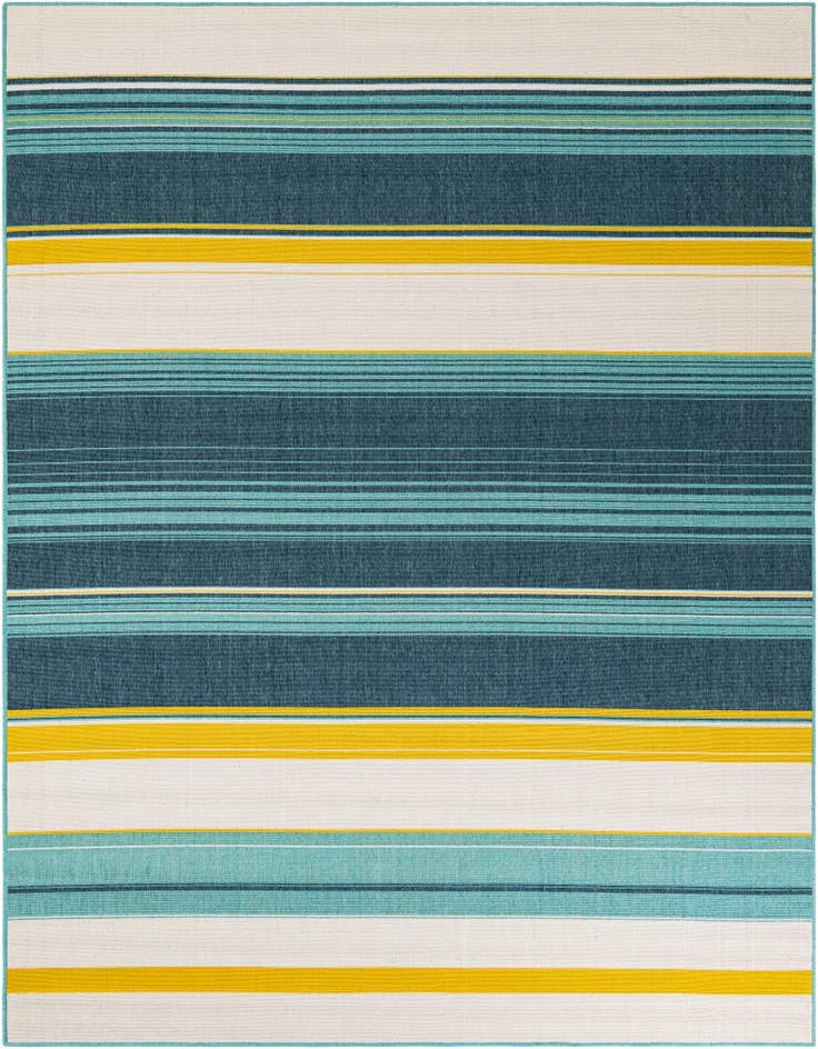 Detail image of 7' 10 x 10' Easy-Clean Border Indoor / Outdoor Rug