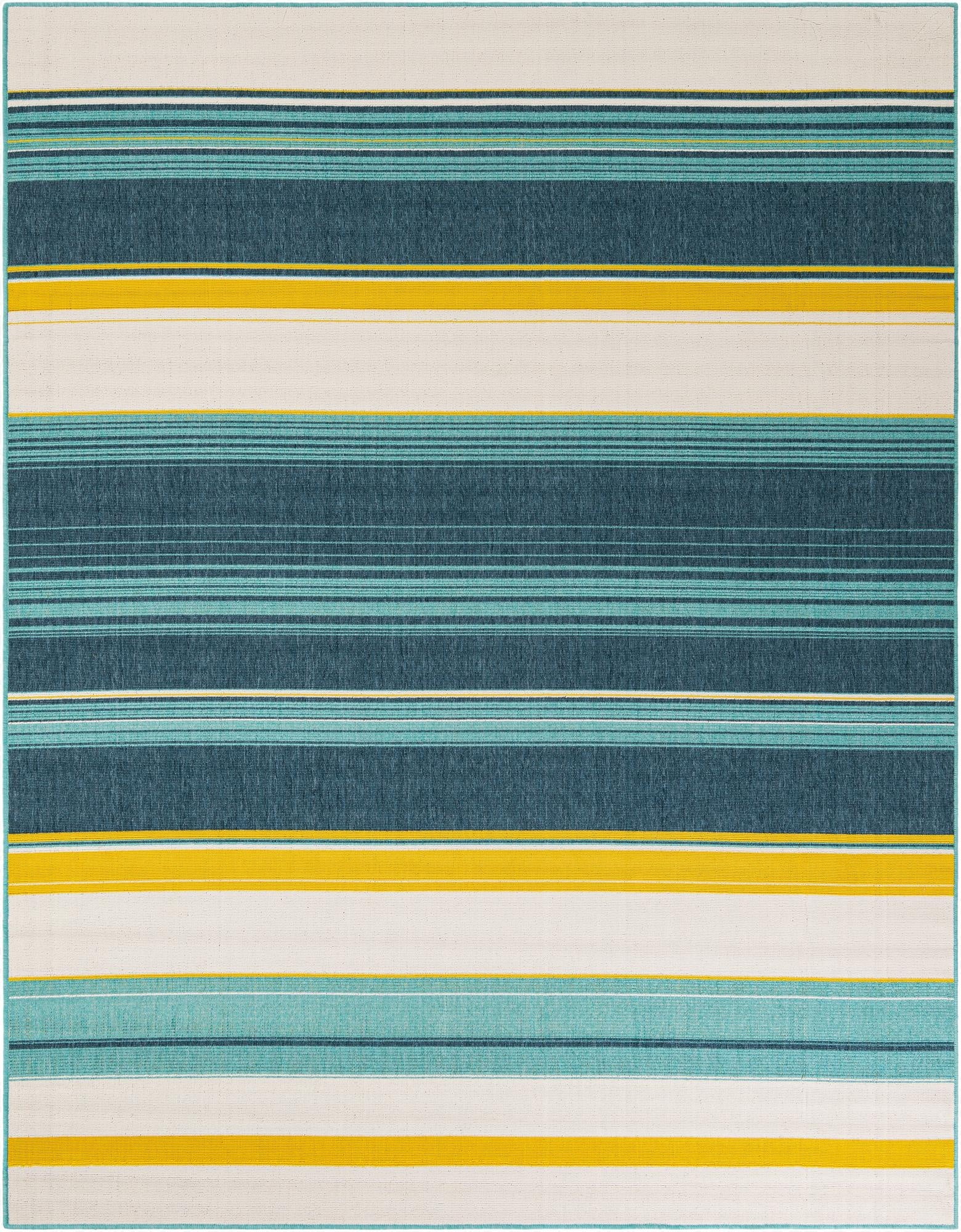 7' 10 x 10'  Washable Border Indoor / Outdoor Rug