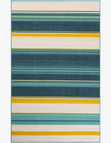 Easy-Clean Border Indoor / Outdoor Rug