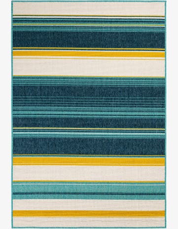 4' x 6' Easy-Clean Border Indoor / Outdoor Rug