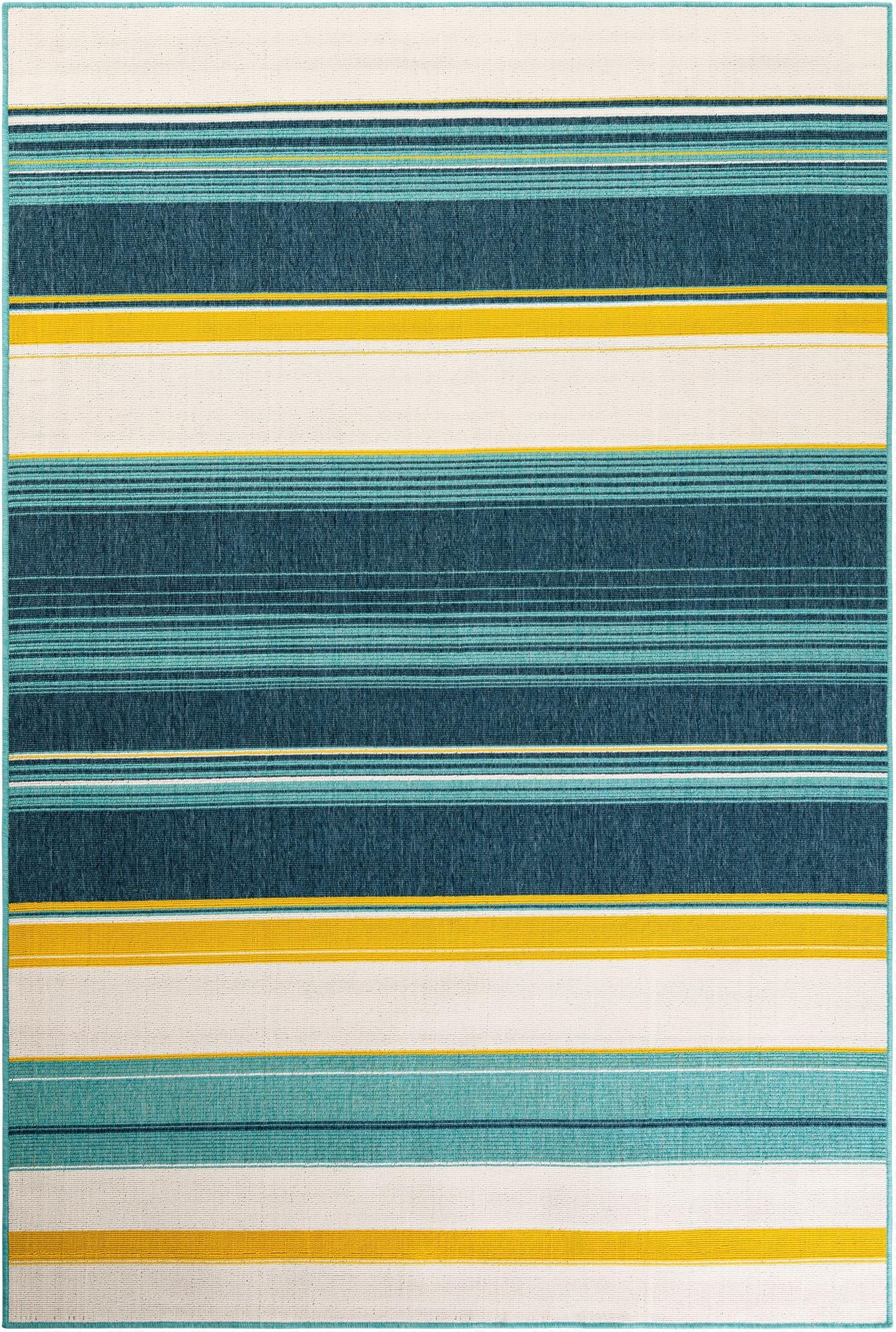 6' x 9'  Washable Border Indoor / Outdoor Rug